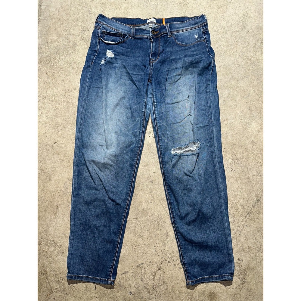 Sneak Peek Jeans Womens 13 Blue Denim Distressed‎ Low-Rise Medium Wash Stretch